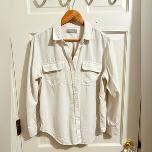 Everlane Off-White Button-Down Shirt